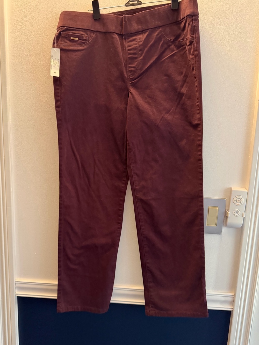 NWT Nine West Burgundy Slacks - Size 10